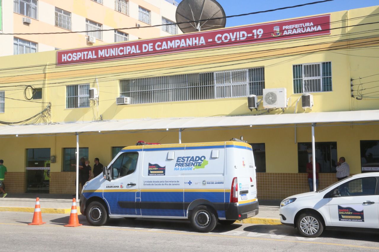 Prefeitura de Araruama, com base  nos avanços na vacinação e a taxa zero de internações para COVID-19, suspende os atendimentos no Hospital de Campanha