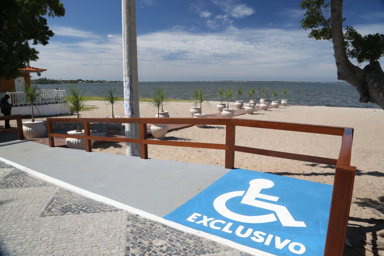 Prefeitura vai inaugurar projeto “Araruama Igual Pra Todos”, com Rampa de Acesso à Cadeirantes na Lagoa de Araruama