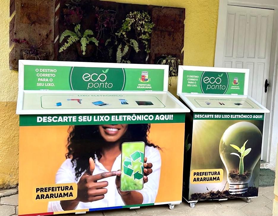 Prefeitura de Araruama instala “Ecopontos” para o descarte correto do lixo eletrônico