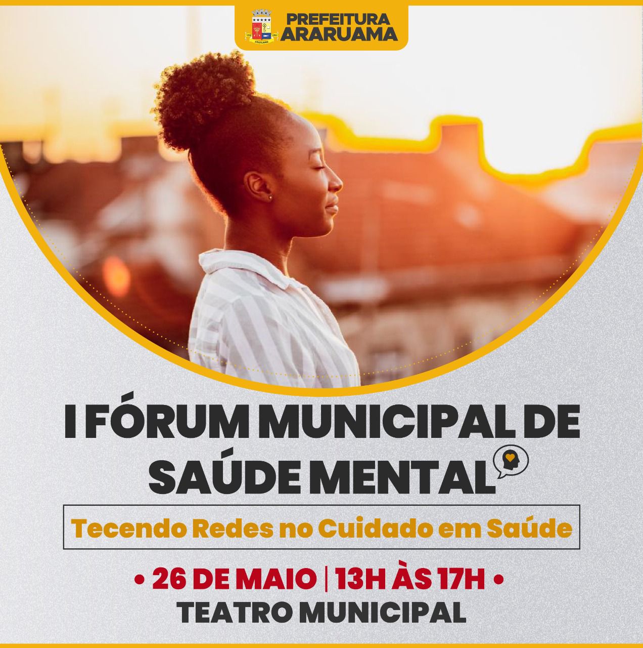 Prefeitura de Araruama vai realizar o I Fórum Municipal de Saúde Mental