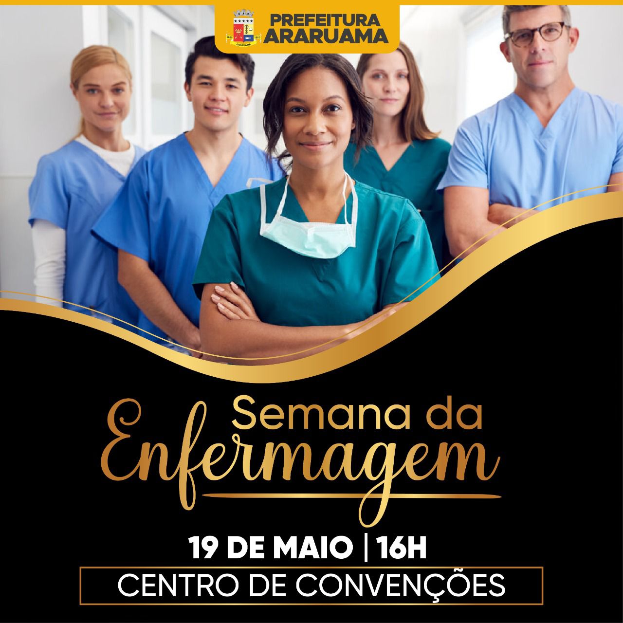 Prefeitura vai realizar homenagem aos profissionais da Enfermagem da Rede Pública Municipal