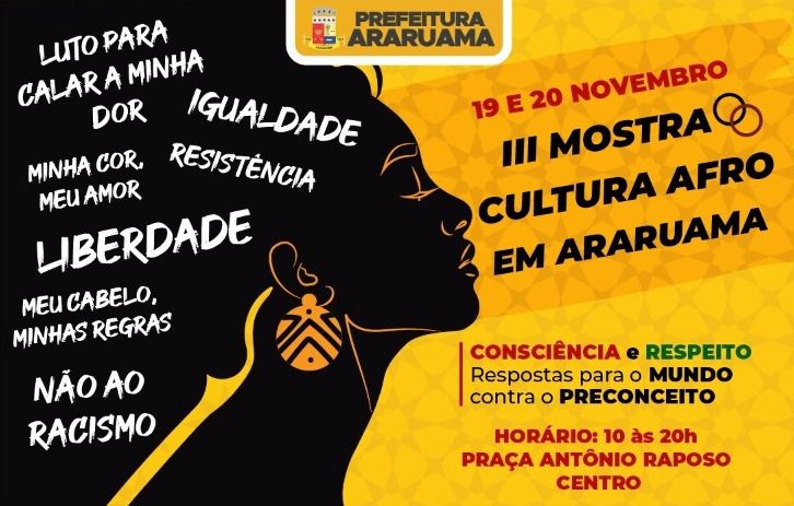 Prefeitura vai realizar a “III Mostra Cultura Afro em Araruama”