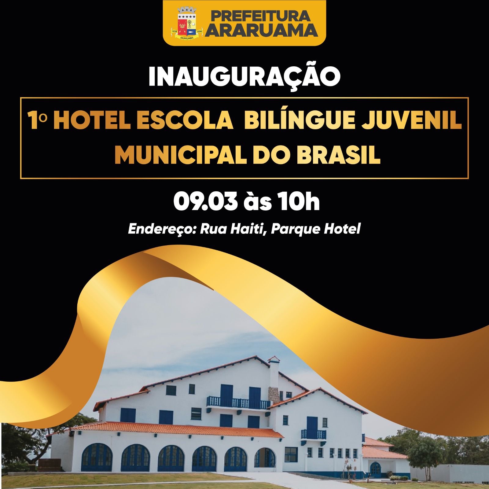 Prefeitura de Araruama vai inaugurar o 1º Hotel Escola Bilíngue Juvenil Municipal do Brasil