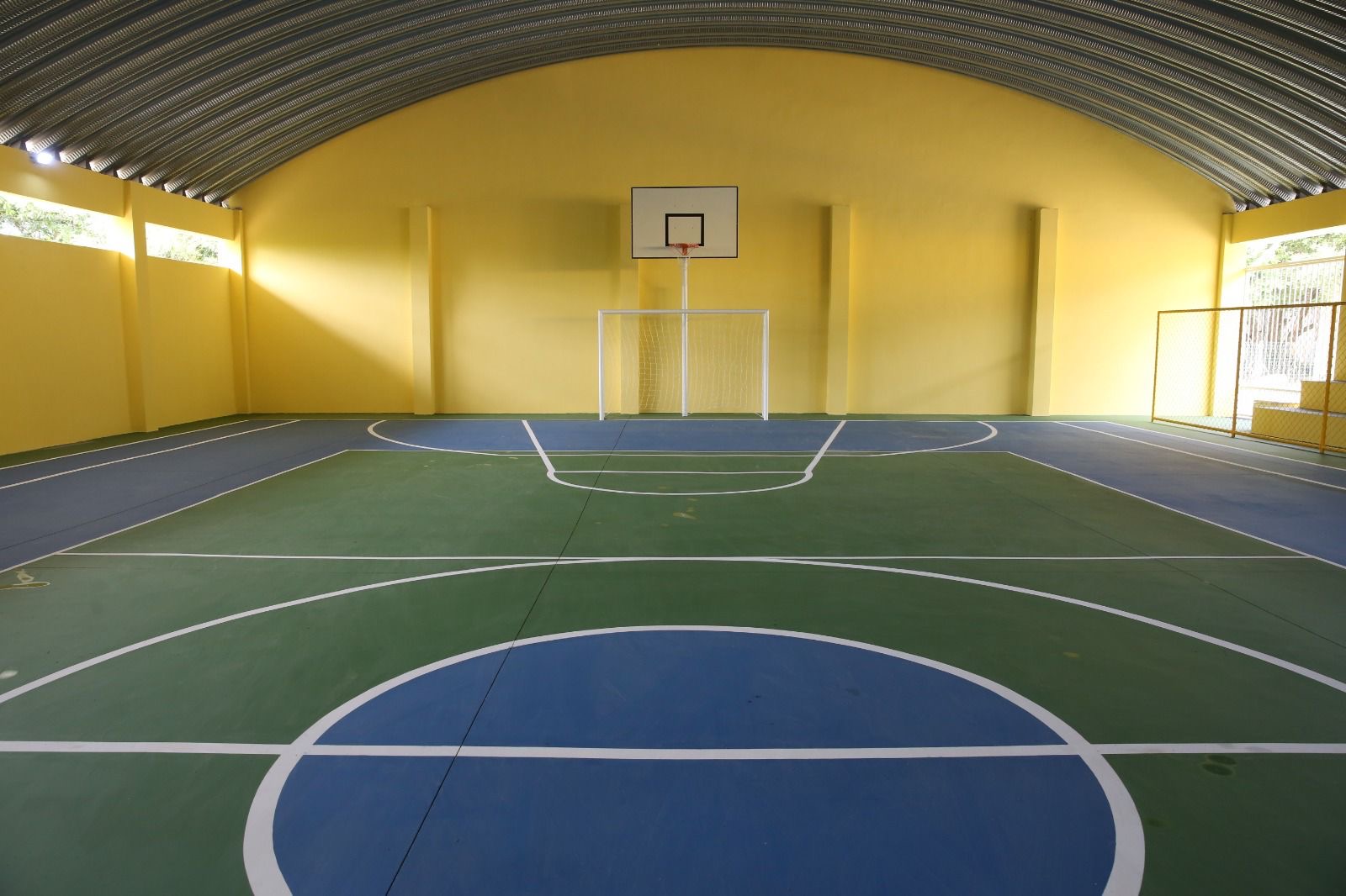 Prefeitura de Araruama inaugura o Ginásio Poliesportivo da Escola Honorino Coutinho, no distrito de Morro Grande