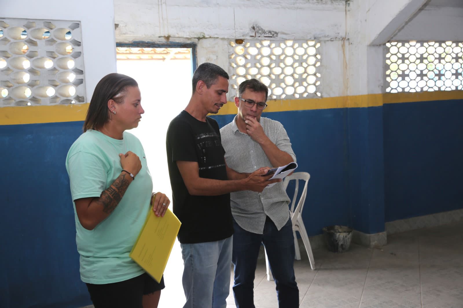 Ídolo do Vasco, ex-jogador Luisinho Quintanilha, visita  estádio onde irá coordenar o projeto da prefeitura Milésimo Gol Rei Pelé